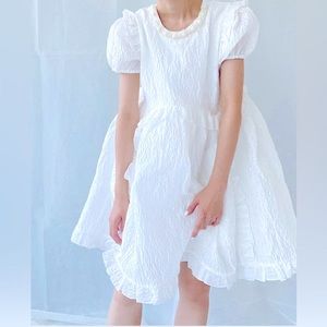 NWOT Dream Sister Jane Memoir Mail little white dress bridal M